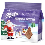 Milka Barres de Noël crème de lait 150g