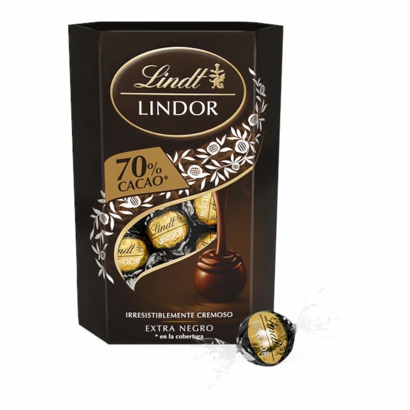2024/12/1000631181.jpg Lindt Lindor Chocolat Noir 70% Cacao – 200 g – Image 1