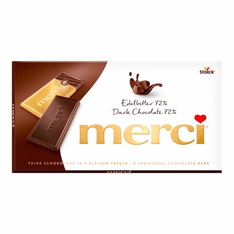 2024/12/1000631329.jpg Merci Chocolate Bars Dark Chocolate 72% 100g – Image 1