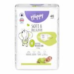 Couches Happy 0-2 kg Taille 0 46 Pcs