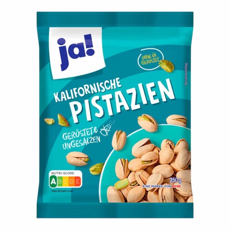 2024/12/1000642323.jpg Ja Pistaches Grillées Non Salées 250g – Image 1