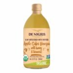 De Nigris vinaigre de cidre de pomme biologique  Miel et Curcuma 500 ml