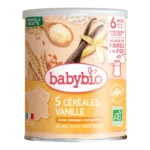 Babybio 5 Céréales Vanille avec Quinoa 220G