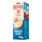 Bsan Biscuit Enrobé chocolat Blanc Sans Sucre 120 g
