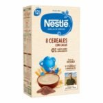 Nestle 8 Cereales avec Cacao des 12 mois – 475 g | Céréales Instantanées pour Bébé