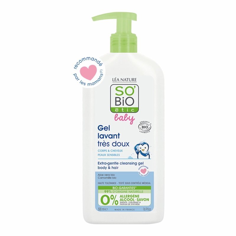 2025/01/1000662949.jpg So Bio Baby Gel Lavant Très Doux 500ml – Image 1