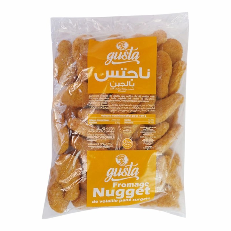 2025/01/1000669200.jpg Gusta Chicken Nuggets Fromage 1 kg – Image 1