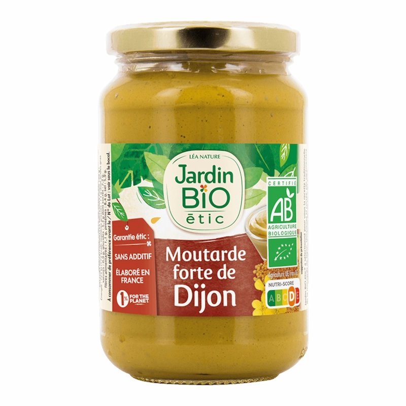 2025/01/1000675478.jpg Organic Dijon Mustard Jardin Bio - 350g – Image 1