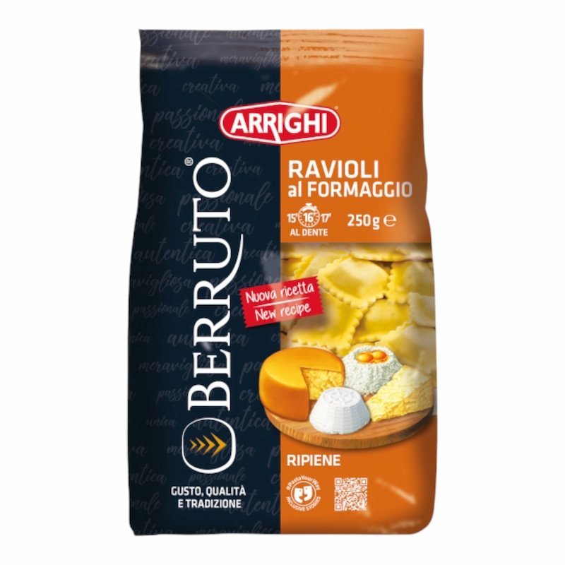 2025/01/1000684244.jpg Arrighi Ravioli al Formaggio - 250 g – Image 1