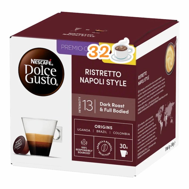 2025/01/1000688930.jpg Dolce Gusto Ristretto Napoli Style – 32 Capsules – Image 1