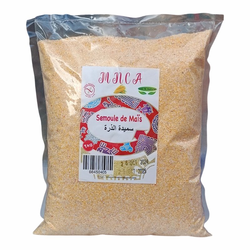 2025/01/1000688975.jpg Semoule de Mais Sans Gluten - 1kg – Image 1