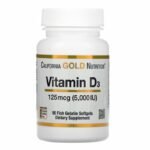 Vitamine D3 125mcg 5000iu California Gold 90 cap