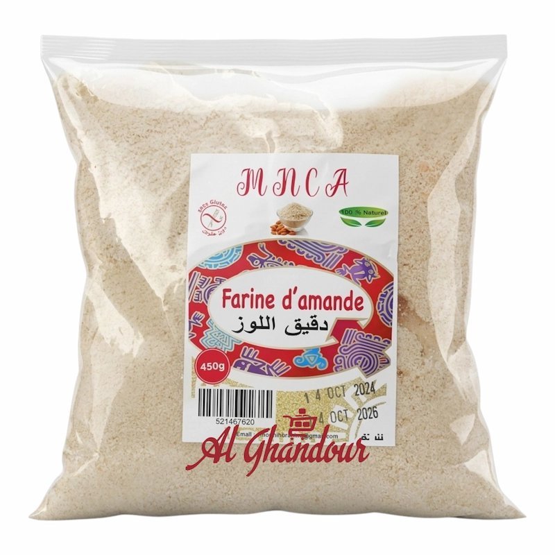 2025/01/1001338982.jpg MNCA Farine damande Sans Gluten - 500g – Image 1