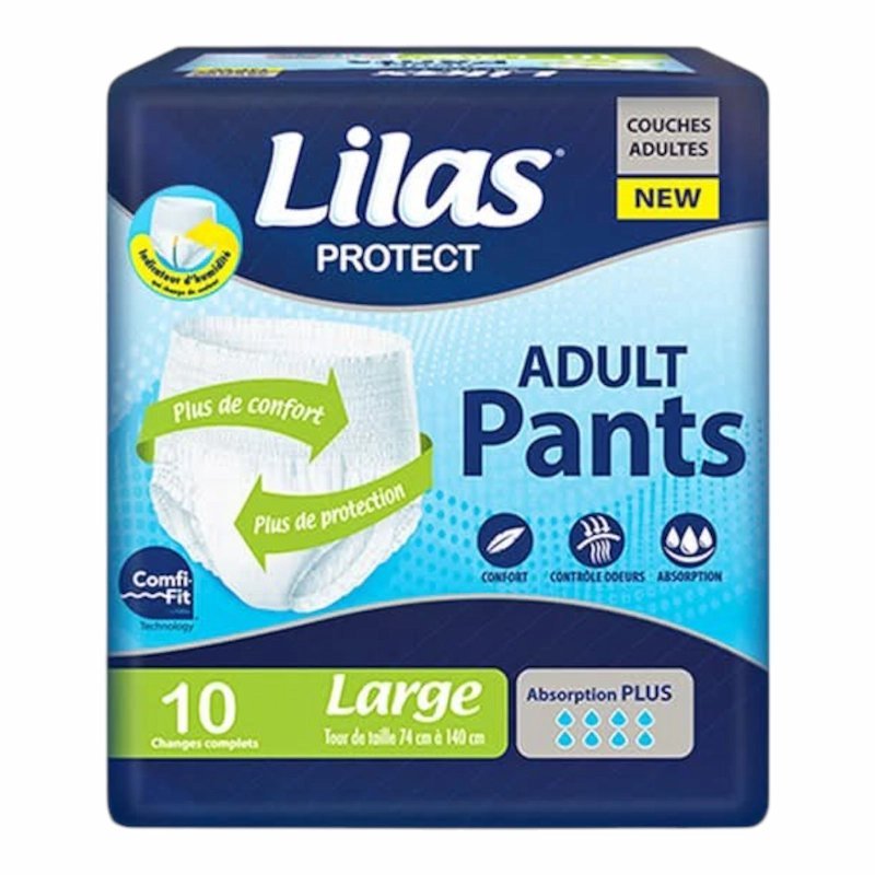 2025/02/1000701321.jpg Couches Culottes Adultes Lilas Taille Large 10 pc – Image 1