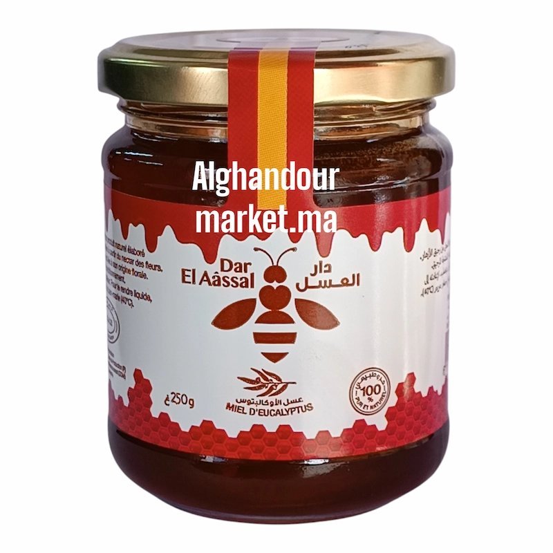 2025/02/1000704043.jpg Miel D'eucalyptus Dar El Assal 250g – Image 1