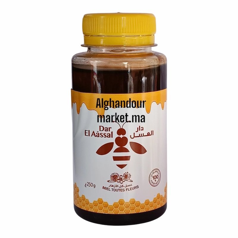 2025/02/1000704044.jpg Miel Toutes fleurs Dar El Assal 250g – Image 1