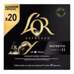 L’Or Espresso Ristretto Café en Capsules x20 – Intensité 11