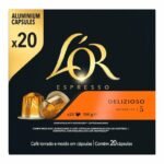 LOr Espresso Dolcissimo Café en Capsules x20 – Intensité 5