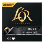 L’Or Espresso Onyx Café en Capsules x20 – Intensité 12