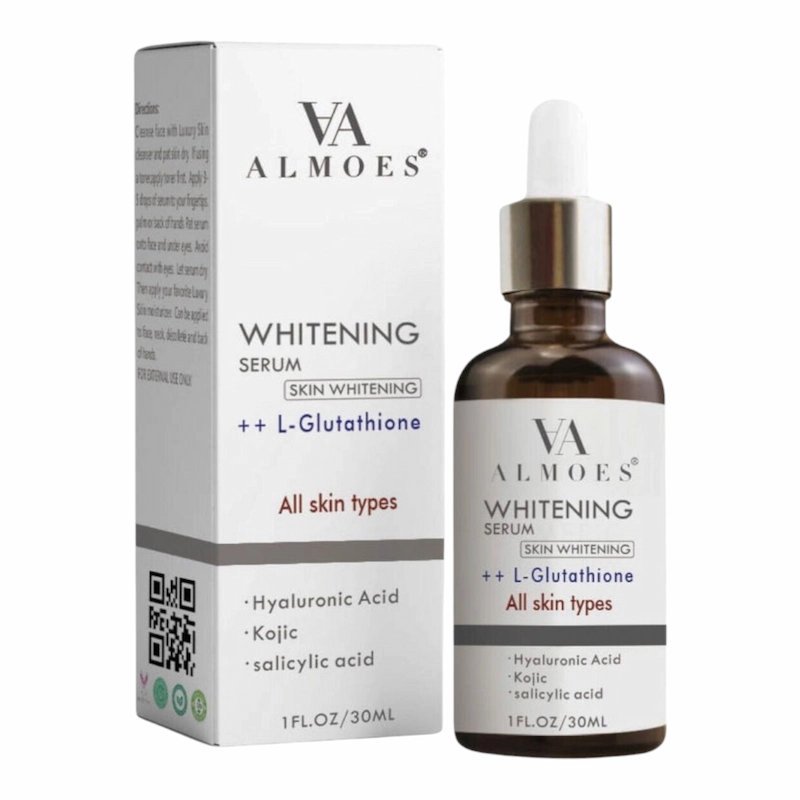 2025/02/1000720727.jpg Almoes Whitening Serum ++ L-Glutathione 30ml – Sérum Éclaircissant et Anti-Âge – Image 1
