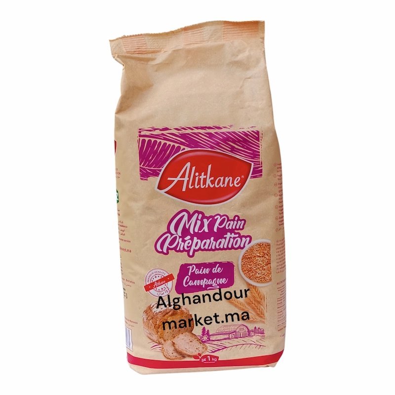 2025/02/1000729004.jpg Preparation Mix Pain De Campagne Al Itkane 1Kg – Image 1