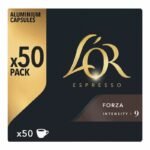 LOr Espresso Forza Café en Capsules x50 – Intensité 9