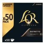 LOr Espresso Ristretto Café en Capsules x50 – Intensité 11