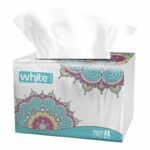 White Mouchoirs Blancs Doux Grand Format – 3 Plis – 707 Feuilles