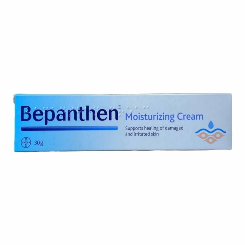 2025/04/1000793833.jpg Bepanthen Crème Hydratante – Soin Visage & Corps – 30g – Image 1