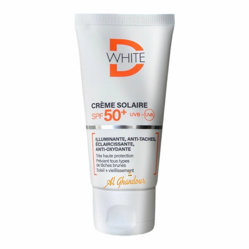 2025/04/1000812018.jpg D-WHITE Crème Solaire Invisible SPF 50+ – 50 ml – Image 1
