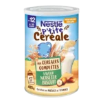 NESTLE P’tite Cereale Saveur Noisette Biscuit aux Céréales Complètes – 415g
