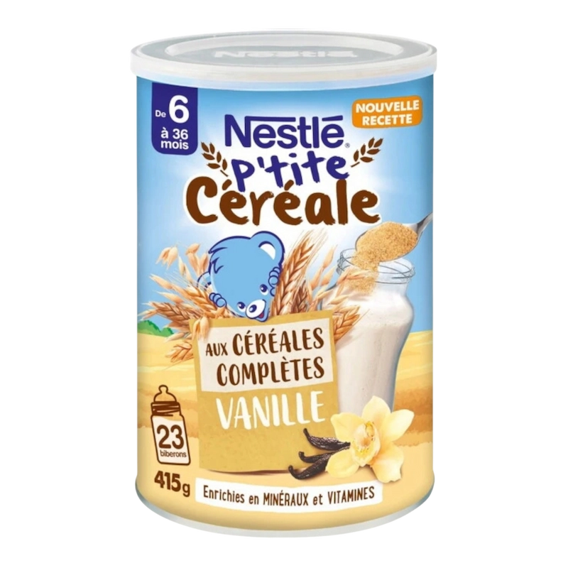 1744932189144 NESTLE Ptite Cereale Vanille aux Céréales Completes – 415g – Image 1