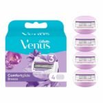 Venus – Recharges Lames Rasoir Femme Comfort Glide Breeze – 4 unités