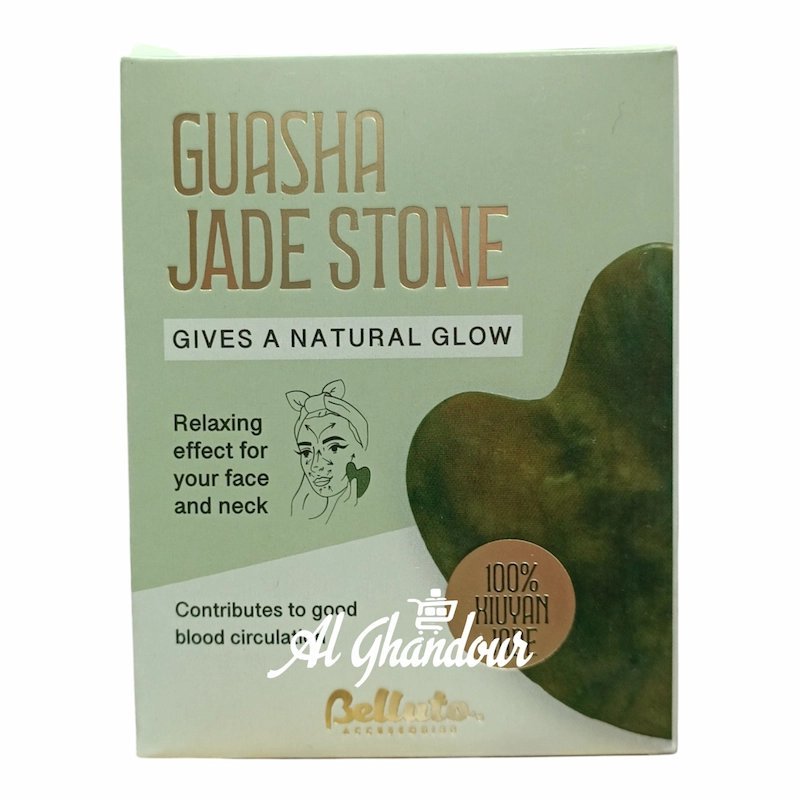2025/05/1000844687.jpg Gua Sha Pierre Naturelle de Massage Faciale pour les Soins de la Peau - Belluto – Image 1