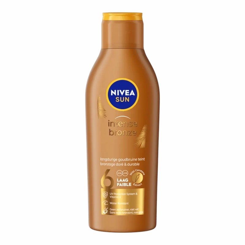 2025/06/1000859461.jpg NIVEA SUN Intense Bronze Lait Protecteur au Carotene SPF6 – 200 ml – Image 1