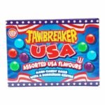 Zed Candy Jawbreakers USA – Boîte 140g – Bonbons Durs Colorés et Savoureux