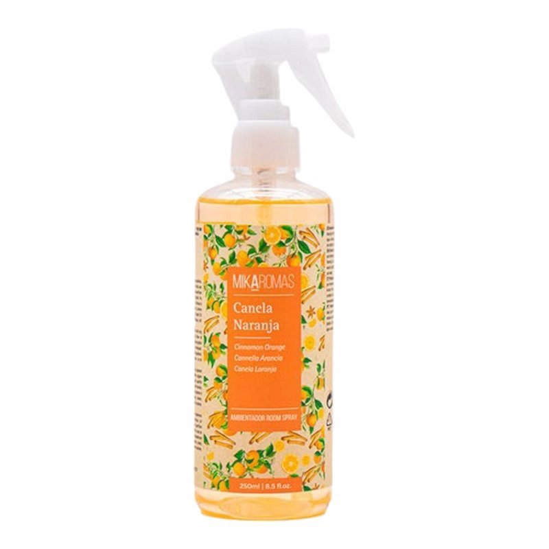 2025/06/1000866681.jpg Mikaromas Desodorisant Room Spray Cannelle & Orange – 250 ml – Ambiance Chaleureuse et Épicée – Image 1