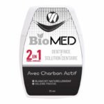 BIOMED Gel Oral 2en1 avec Charbon Actif – 75 ml – Soin Dentaire Naturel et Efficace