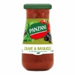 Sauce Olive & Basilic Panzani 400g – Recette Méditerranéenne aux Tomates, Olives Noires et Basilic