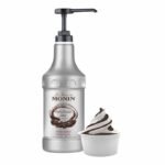 Monin Sauce Chocolat Noir 1,89L – Sauce Gourmande pour Boissons & Desserts