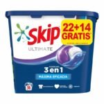 Skip Ultimate Detergent en Capsules – Efficacité Maximale – 36 Lavages