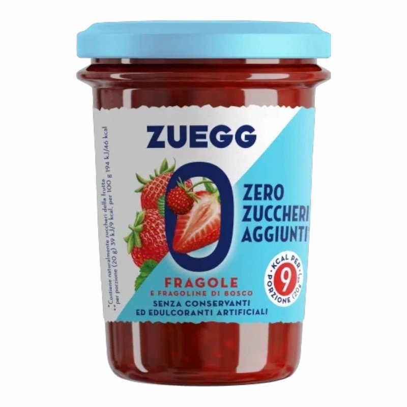 2025/08/1000962950.jpg ZUEGG Confiture Fraise Sans Sucre Ajouté – 220g – Confiture légère et fruitée à la fraise – Image 1