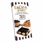 LaCasa Chocolat Noir 70% aux Amandes – Tablette 200 g