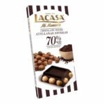 LaCasa Chocolat Noir 70% aux noisettes – Tablette 200 g