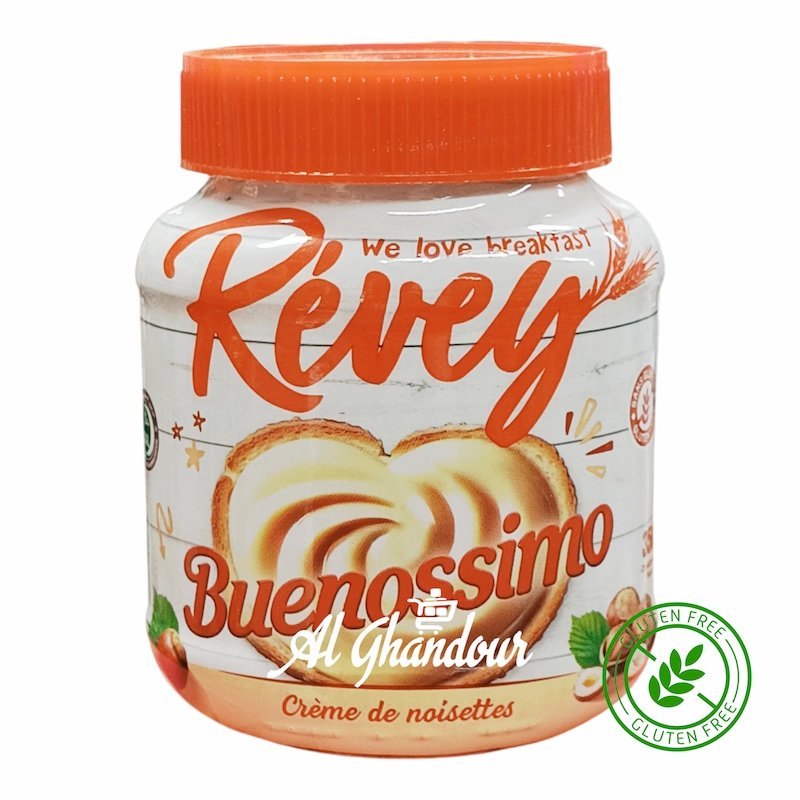 2025/08/1000969772.jpg Revey Buenossimo Creme de Noisettes – 350 g | Pate a tartiner gourmande – Image 1