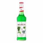 Monin Sirop Basilic – 70 cl Sirop Saveur Basilic Premium pour Cocktails, Thés & Recettes Gourmandes