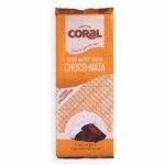 Coral Wafer Choco-Nata – Gaufrettes croustillantes fourrées à la crème et au chocolat, paquet 330 g