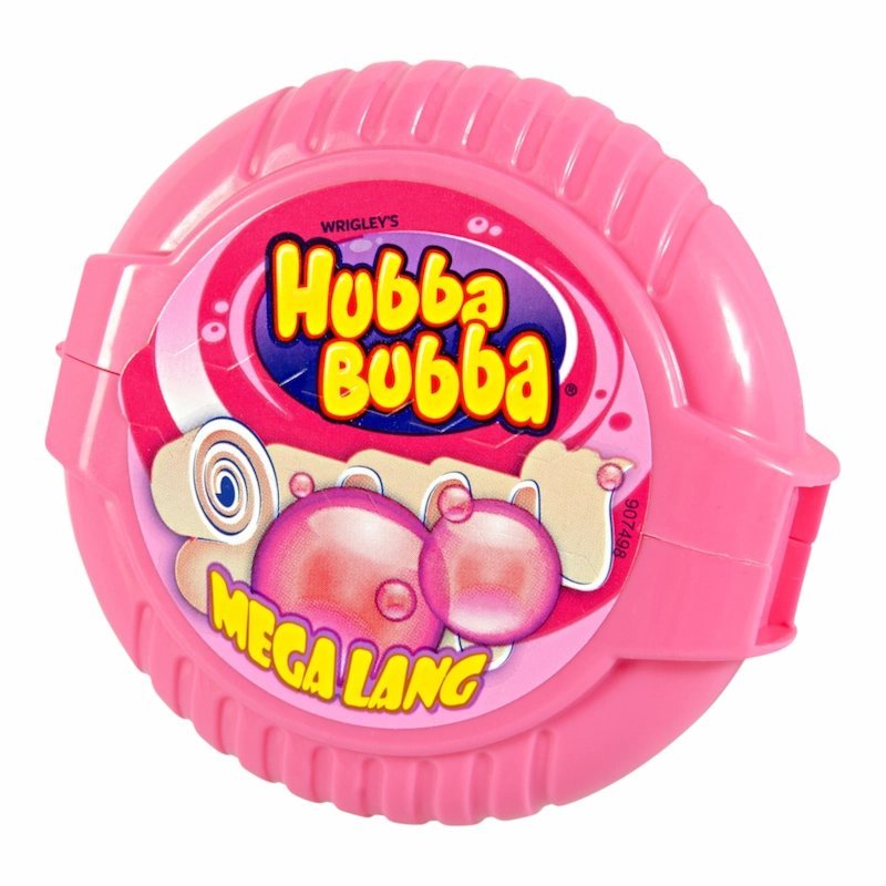 2025/09/1001001452.jpg Wrigleys Hubba Bubba Mega Long 56g – Chewing-gum goût Fruit Mix, plaisir XXL et ludique – Image 1