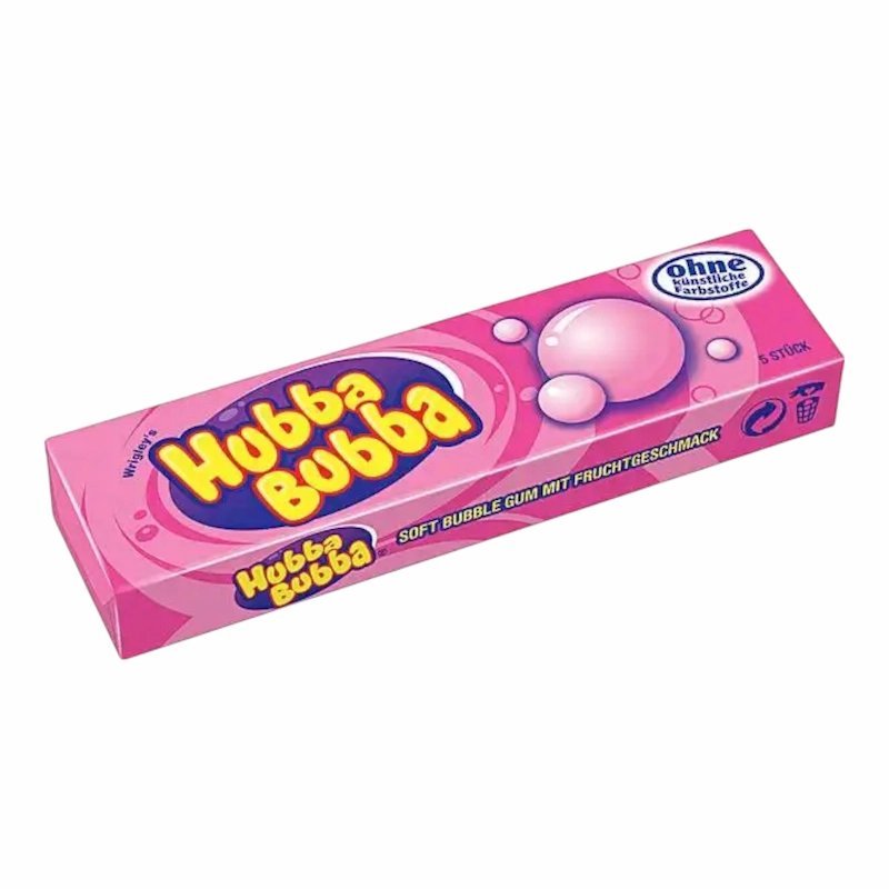 2025/09/1001005024.jpg Wrigleys Hubba Bubba Original Flavor 35g – Chewing-gum goût classique, moelleux et fun – Image 1