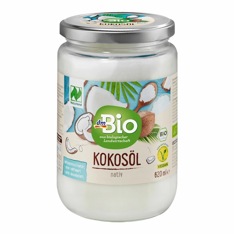 2025/09/1001005027.jpg Huile de Coco Bio DM Kokosöl 620ml – Huile Vegetale 100% Naturelle et Polyvalente – Image 1